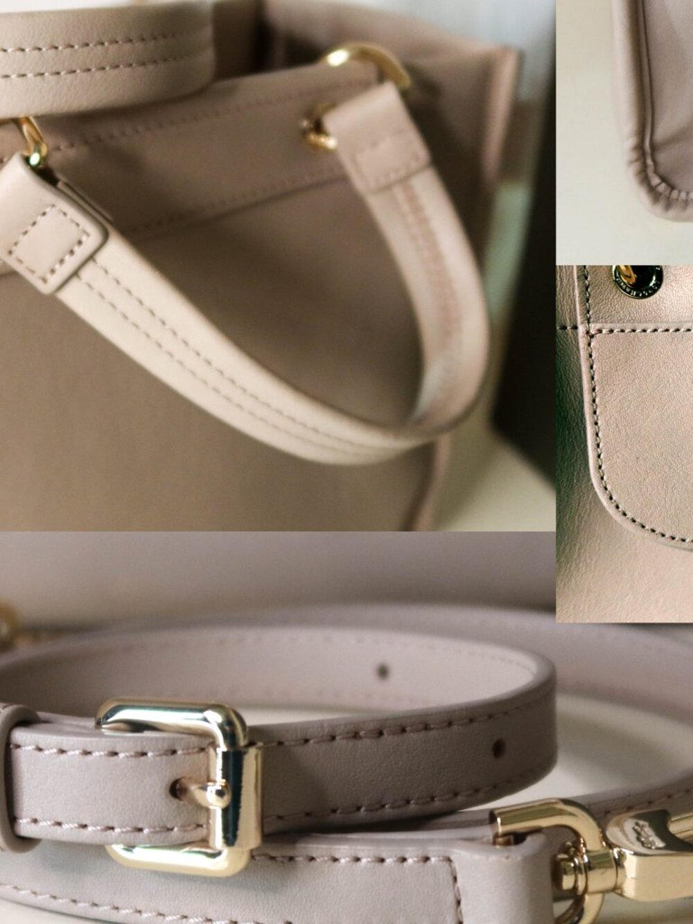 Longchamp Cabas Small Leather Handbag Tote in Clay | Preloved Very Good w Box - Picture 9 of 15